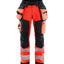 High-Visibility Werkbroek Dames 7118 - High Vis Rood/Zwart