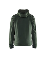 Hooded Hybride Sweatshirt met Rits 3463