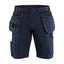 Service short 1494 - Donker marineblauw/High Vis Geel
