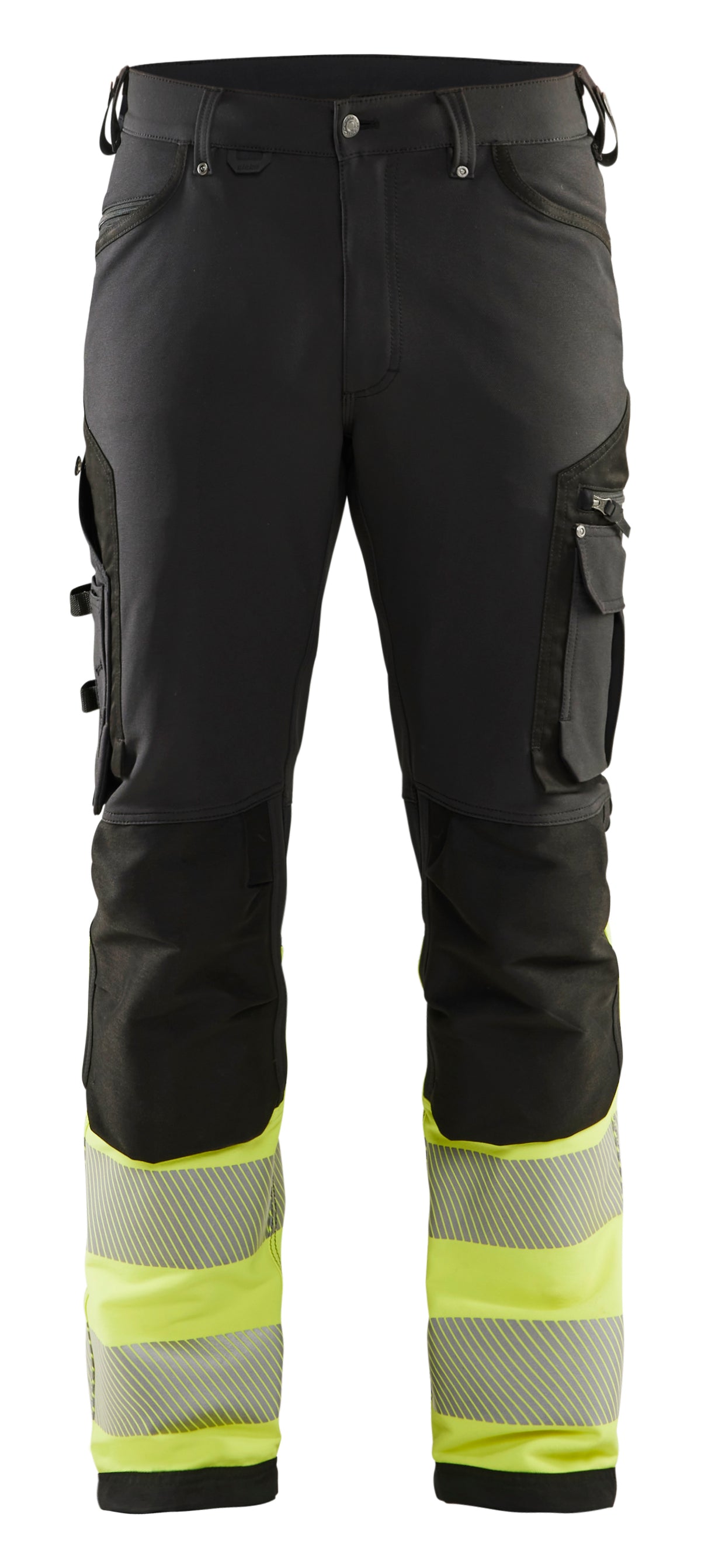 Werkbroek High-Visibility 1193 - Zwart/High Vis Geel
