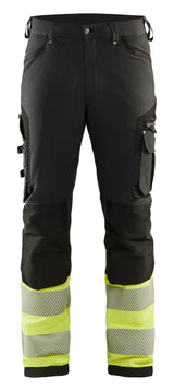 Werkbroek High-Visibility 1193 - Zwart/High Vis Geel