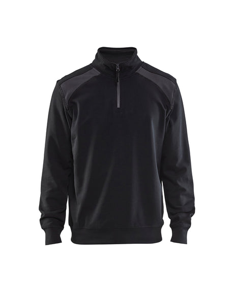 Sweatshirt 3353 - Zwart/Donkergrijs