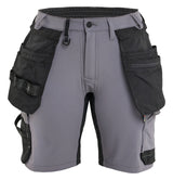 Werkshort Dames 7124 - Medium grijs/Zwart