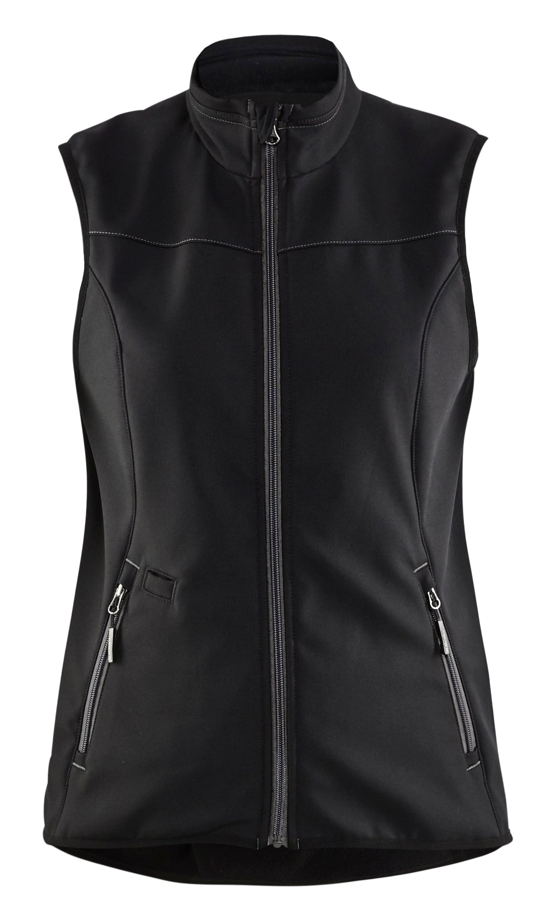 Softshell Bodywarmer Dames 3851 - Zwart/Donkergrijs