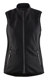 Softshell Bodywarmer Dames 3851 - Zwart/Donkergrijs