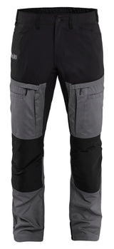 Service Werkbroek Stretch 1456 - Medium grijs/Zwart