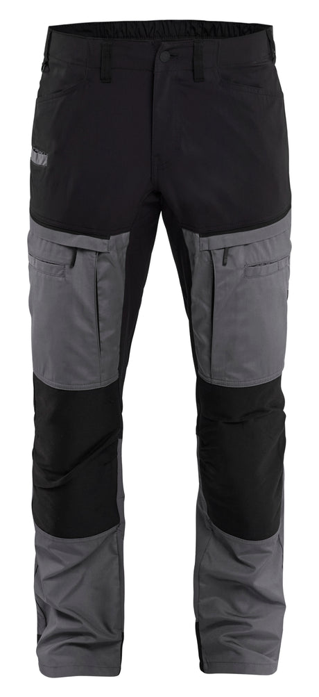 Service Werkbroek Stretch 1456 - Medium grijs/Zwart