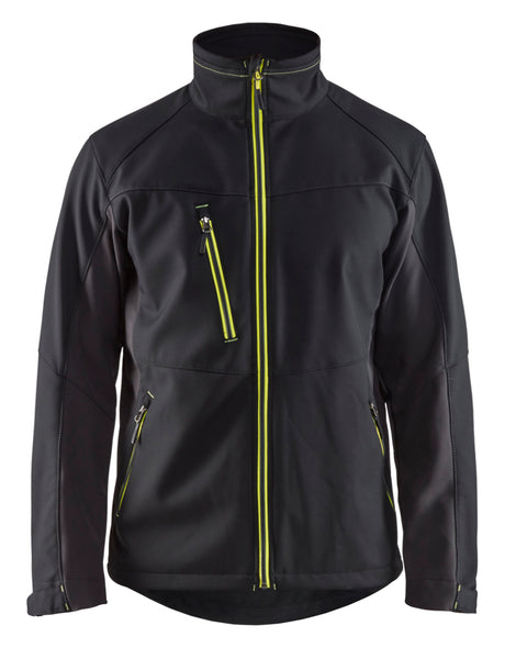 Softshell Jack 4950 - Zwart/High Vis Geel