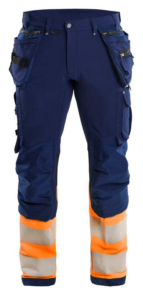 Werkbroek High-Visibility 1993 - Marineblauw/Oranje