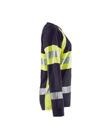 T-shirt Lange Mouwen Multinorm High-Visibility Dames 3494