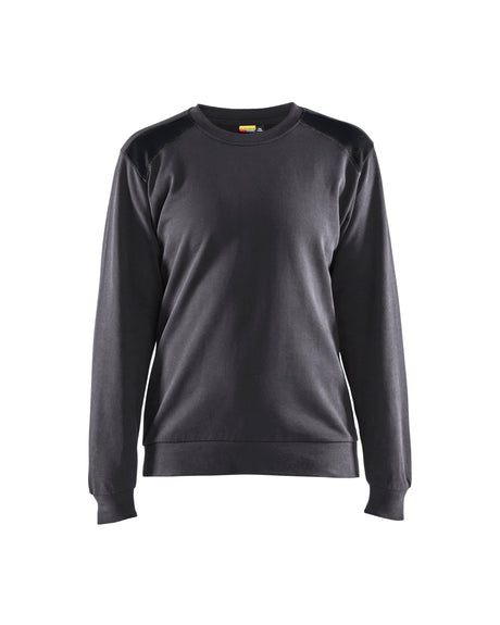 Sweatshirt Dames 3408 - Medium grijs/Zwart