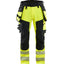 Werkbroek High-Visibility 1122 - High Vis Geel/Zwart