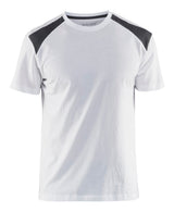 T-shirt Industrie 3379 - Wit/Donkergrijs