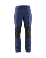 Service werkbroek Stretch Dames 7159 - Marineblauw/Zwart