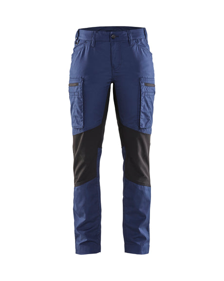 Service werkbroek Stretch Dames 7159 - Marineblauw/Zwart