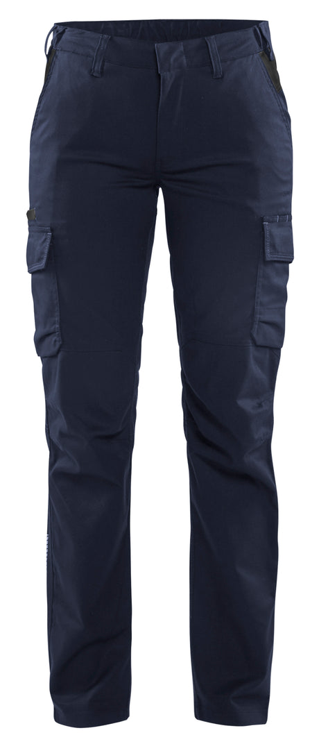Industrie Werkbroek Stretch Dames 7144 - Donker marineblauw/Zwart