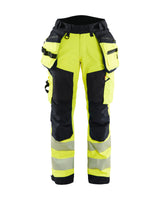 High-Visibility Werkbroek Dames 7118 - High Vis Geel/Zwart