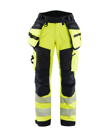 High-Visibility Werkbroek Dames 7118 - High Vis Geel/Zwart