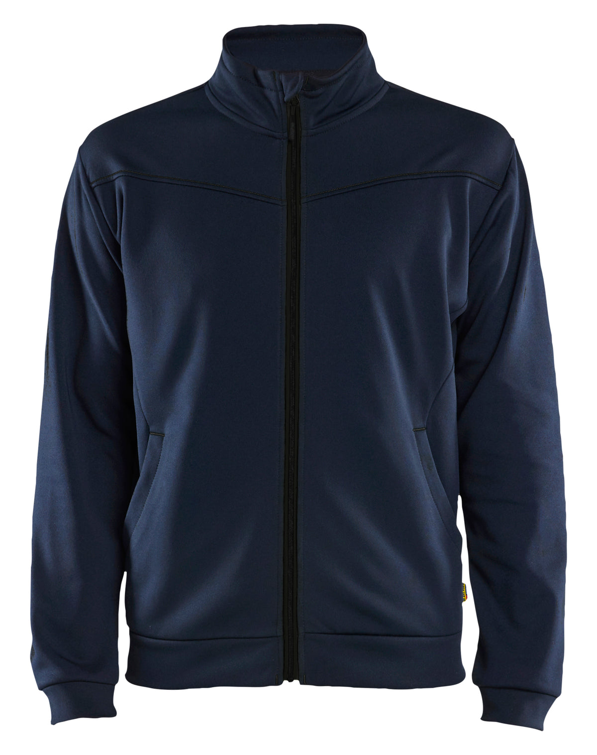 Sweatshirt met rits 3362 - Donker marineblauw/Zwart