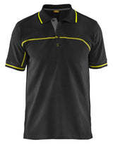 Poloshirt 3389 - Zwart/High Vis Geel
