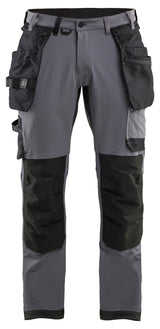 Werkbroek 1720 - Medium grijs/Zwart