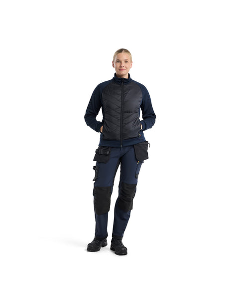 Hybride Sweatshirt met Rits Dames 3419