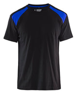T-shirt Industrie 3379 - zwart/korenblauw
