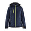 Softshell Jack Dames 4751 - Donker marineblauw/High Vis Geel