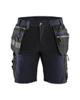 Werkshort 1598 - Donker marineblauw/Zwart