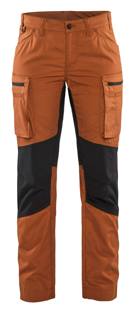 Service werkbroek Stretch Dames 7159 - Roest/Zwart