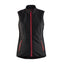 Softshell Bodywarmer Dames 3851 - Zwart/Rood