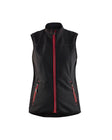 Softshell Bodywarmer Dames 3851 - Zwart/Rood