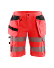 High-Visibility Short Dames 7186 - High Vis Rood