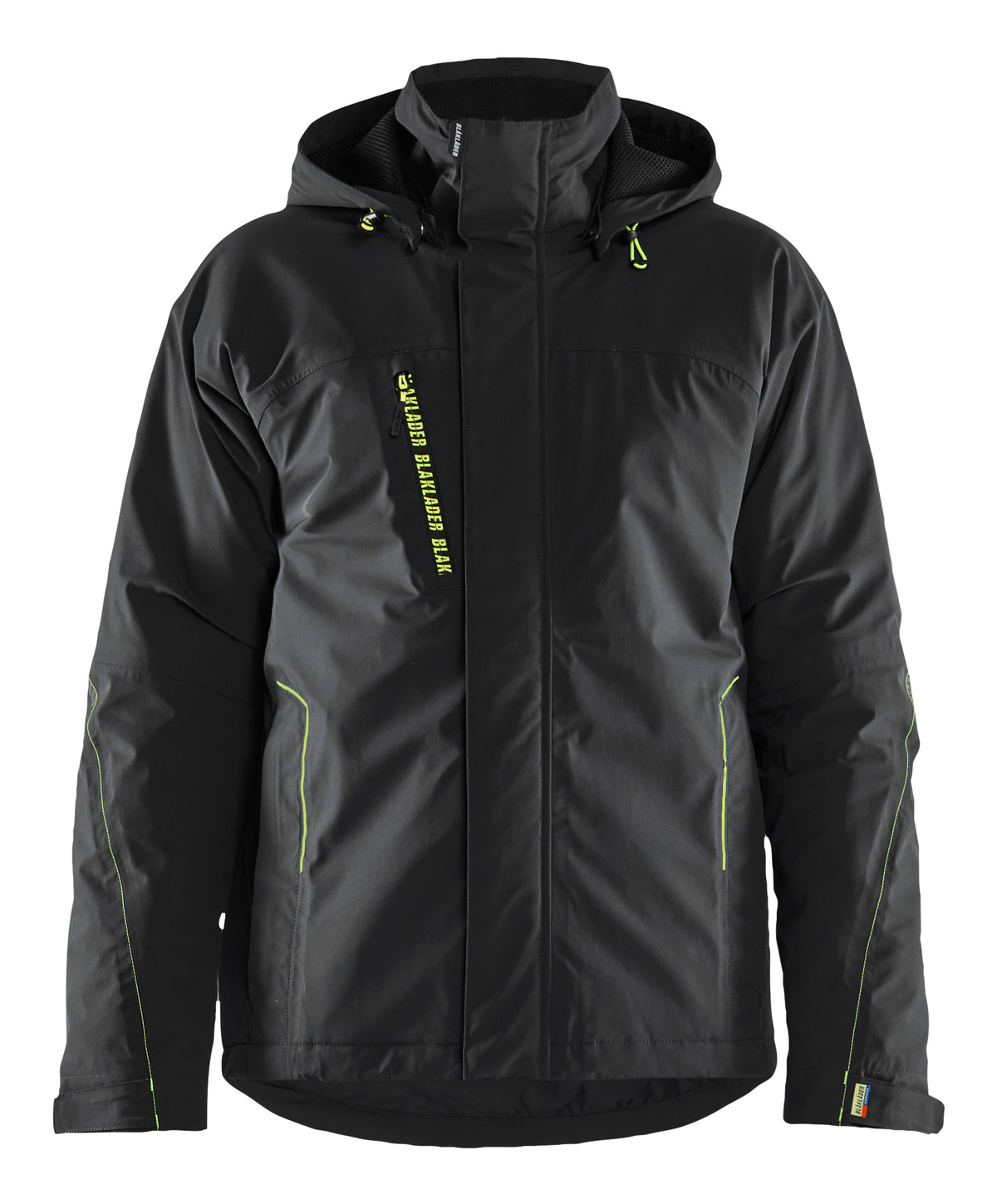 Winterjas 4484 - Zwart/High Vis Geel