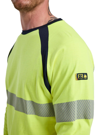 T-shirt Lange Mouwen High-Visibility Multinorm 3436