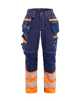 High-Visibility Werkbroek Dames 7196 - Marineblauw/Oranje