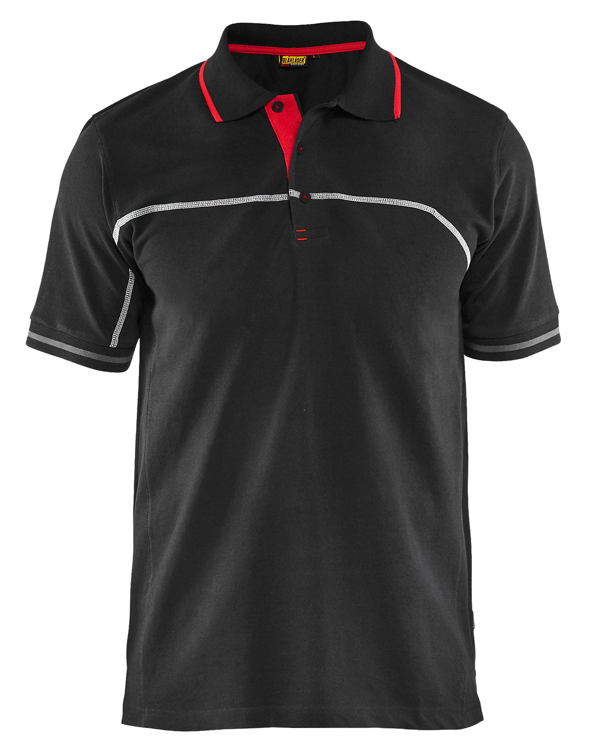 Poloshirt 3389 - Zwart/Rood