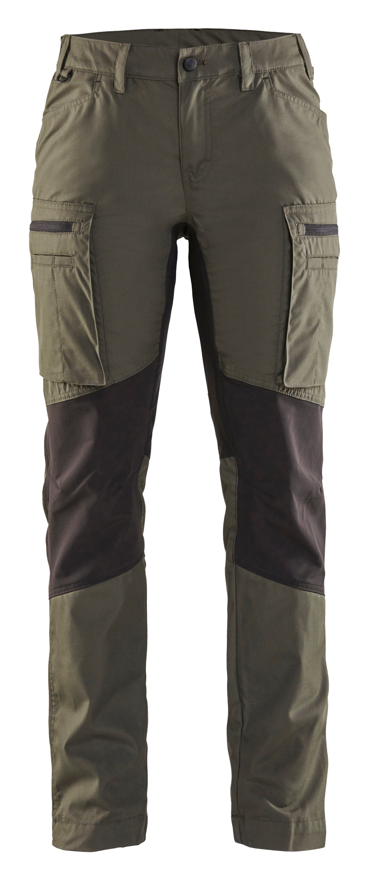 Service werkbroek Stretch Dames 7159 - Army groen/Zwart