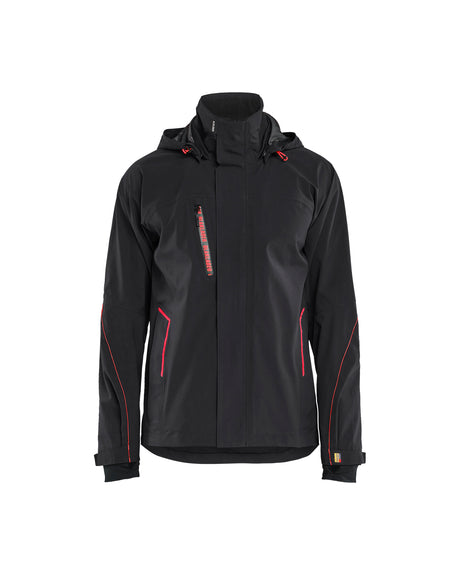 Shell Jack Stretch 4483 - Zwart/Rood