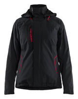 Winterjas Dames 4408 - Zwart/Rood