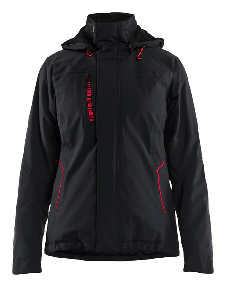 Winterjas Dames 4408 - Zwart/Rood