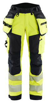 High-Visibility Werkbroek Dames 7118 - High Vis Geel/Zwart
