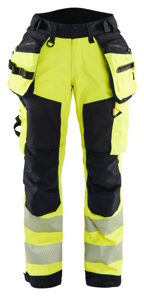 High-Visibility Werkbroek Dames 7118 - High Vis Geel/Zwart