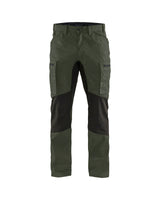 Service werkbroek stretch 1459 - Army groen/Zwart