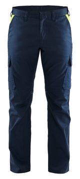 Werkbroek Industrie 1444 - Donker marineblauw/High Vis Geel