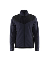 Gebreid Vest 5942 - Donker marineblauw/Zwart