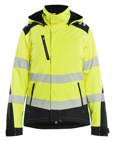 Softshell Winterjas High-Visibility 4401 Dames - High Vis Geel/Zwart