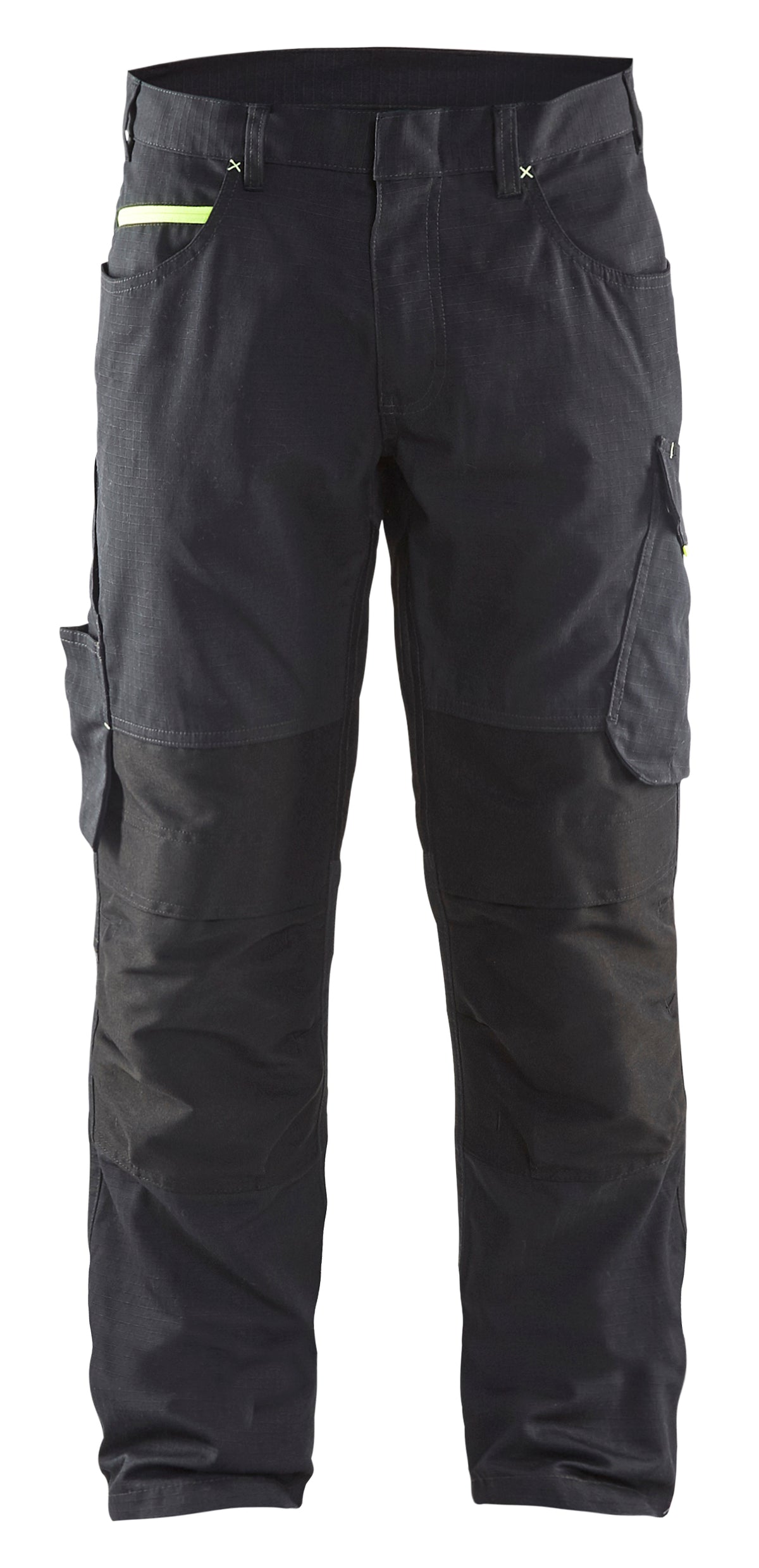 Service Werkbroek Stretch 1495 - Zwart/High Vis Geel