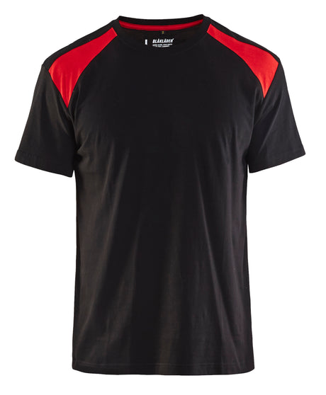 T-shirt 3379 - Zwart/Rood