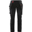 Werkbroek Dames 7192 - Zwart/Rood